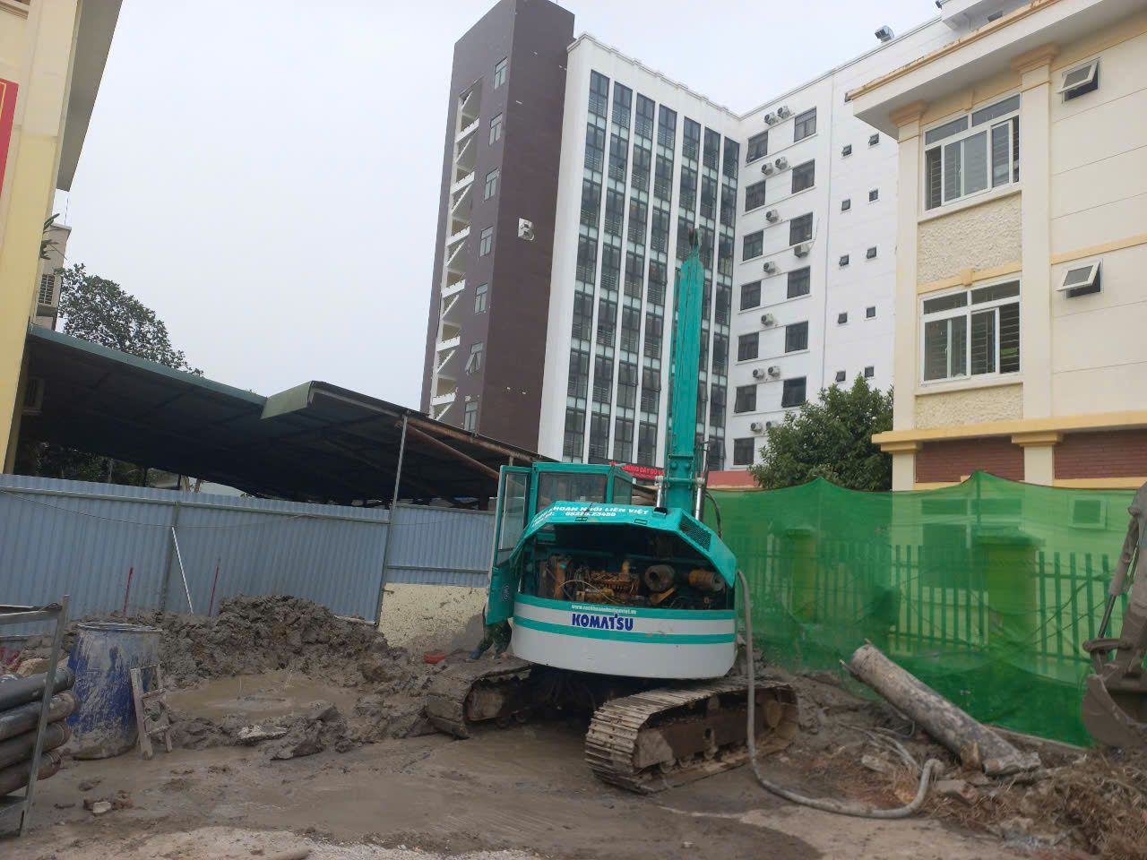 Công trình Thi công cọc D400 - phường Kênh Dương